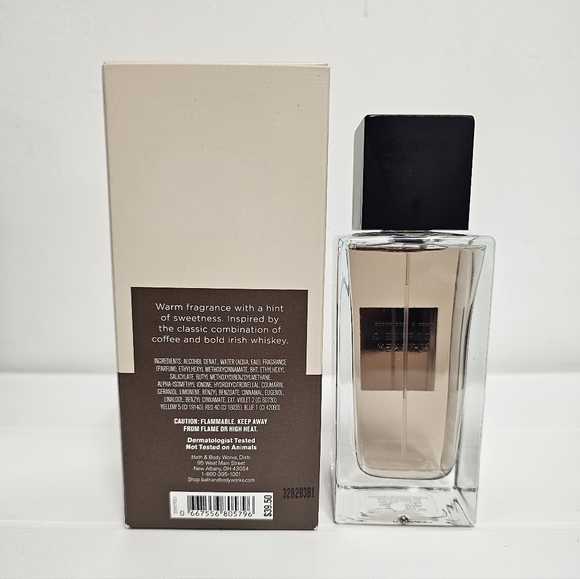 Bath & Body Works Coffee & Whiskey Men's Cologne 3.4 fl oz/100 ml - Picture 2 of 2